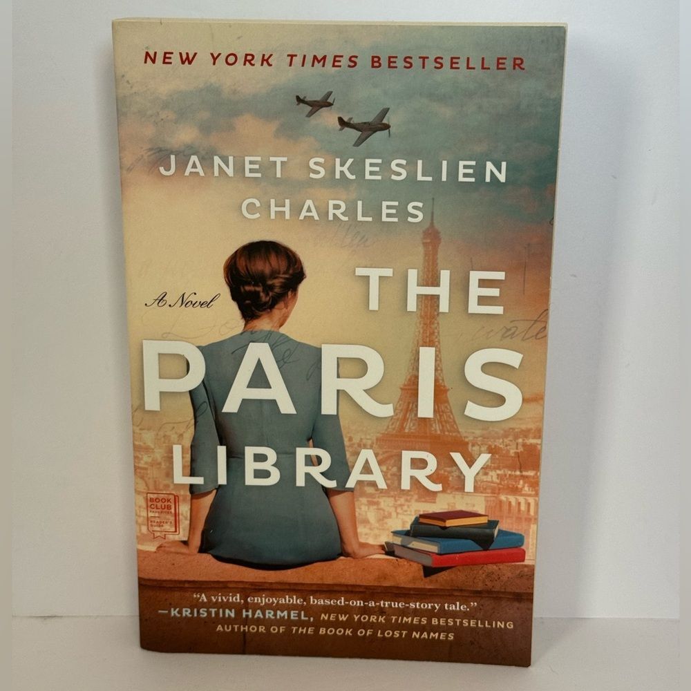The Paris Library by Janet skeslien Charles paperback Book